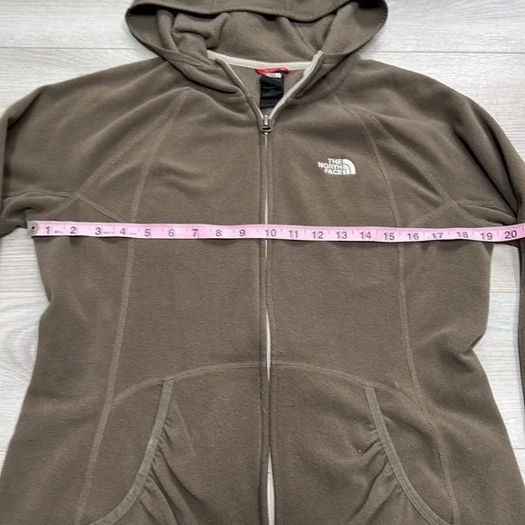 The North Face Hooded Fleece Zip up | Moss Green | Large - Picture 5 of 7